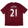 Maglia ufficiale Manchester City Silva 21 2012-13 Trasferta per Uomo